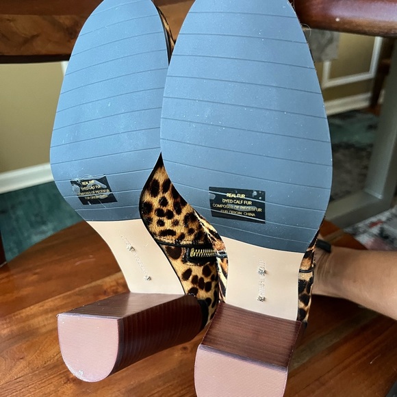 Katherine Kelly Jaymie Natural Calf Hair Leopard Print Boots - Picture 12 of 14